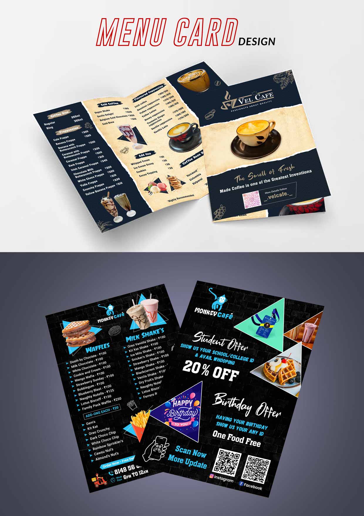 best menucard design